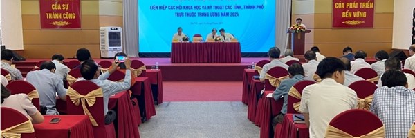 Giao ban Liên hiệp Hội KH&KT các tỉnh/thành phố trực thuộc Trung ương năm 2024