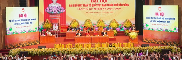 Khai mạc Phiên thứ nhất Đại hội Đại biểu Mặt trận Tổ quốc Việt Nam thành phố lần thứ XV, nhiệm kỳ 2024-2029